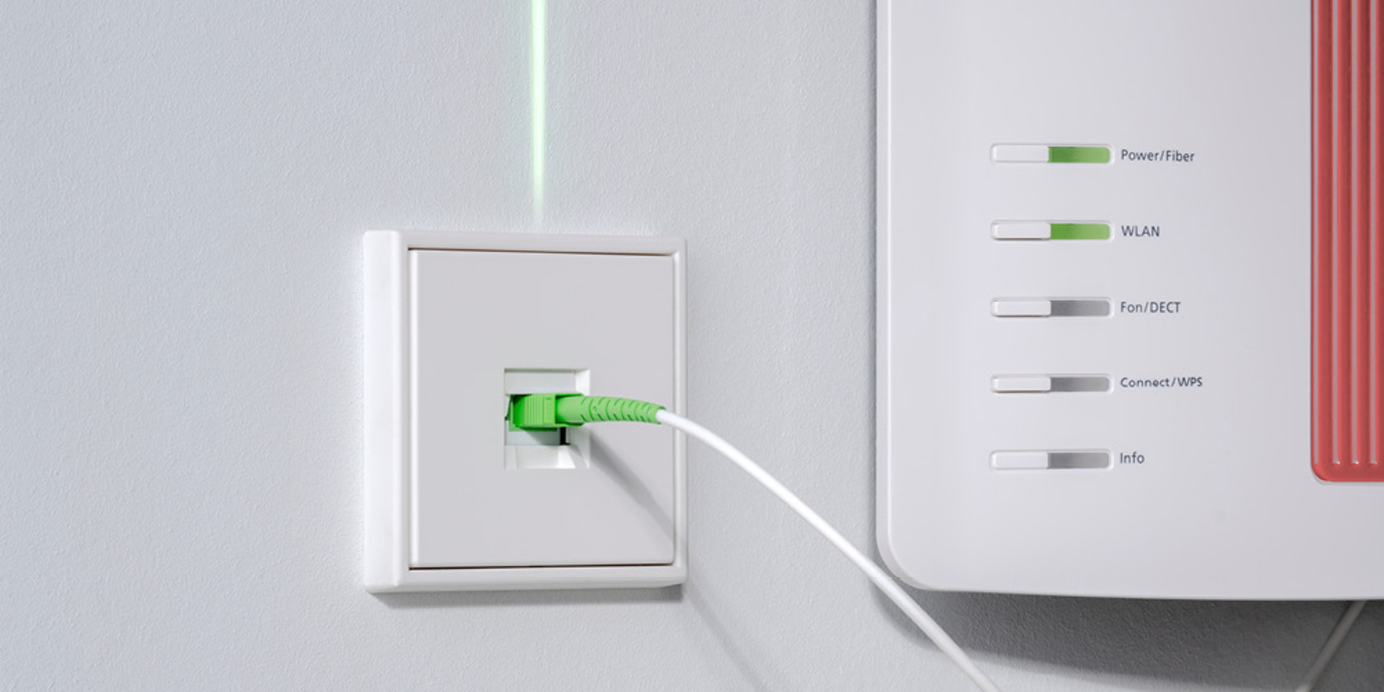Die neuen Glasfaser-Anschlussdosen bei IMP Immotec GmbH in Mühltal